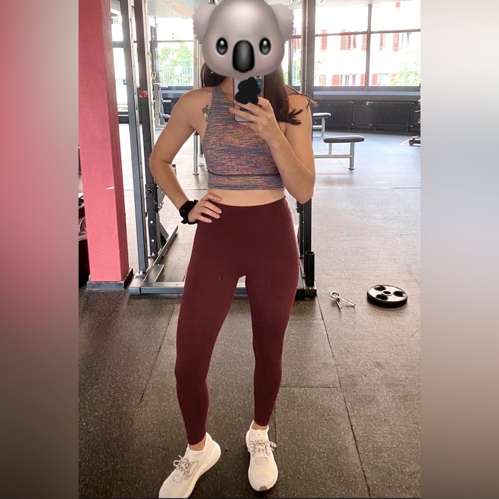 Lululemon Align HR leggings 28” Red Merlot